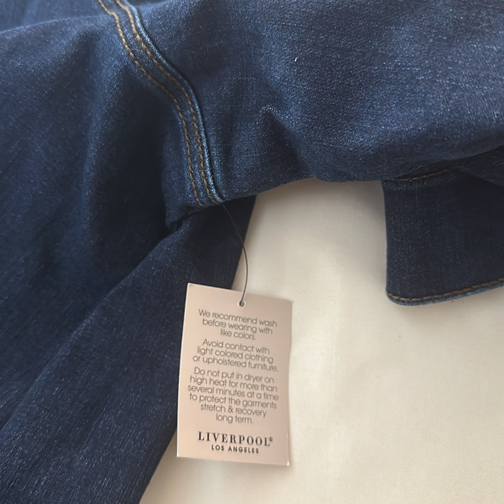 Woman’s Liverpool denim jacket 3x nwt - Picture 6 of 10
